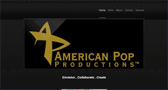 Desktop Screenshot of americanpopproductions.com