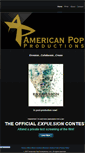 Mobile Screenshot of americanpopproductions.com