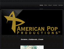 Tablet Screenshot of americanpopproductions.com